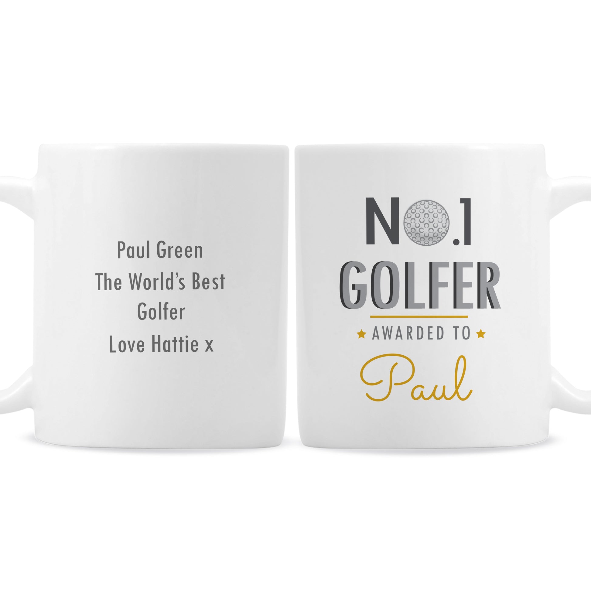Personalised No.1 Golfer Mug - image 2