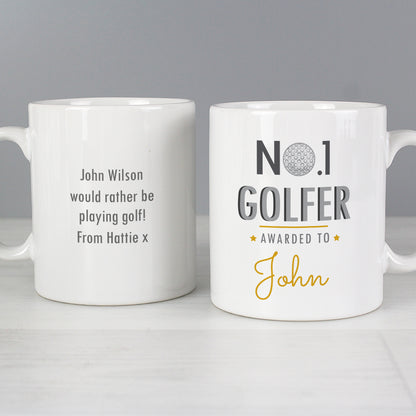 Personalised No.1 Golfer Mug - image 4