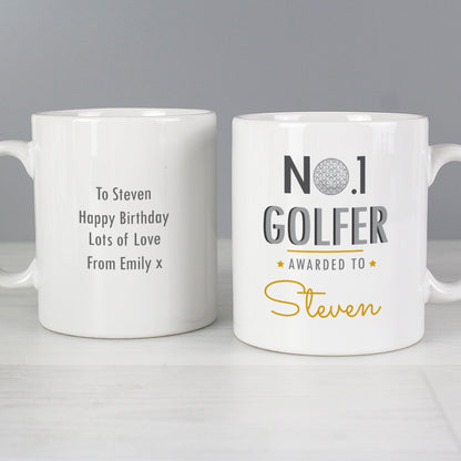 Personalised No.1 Golfer Mug - image 6