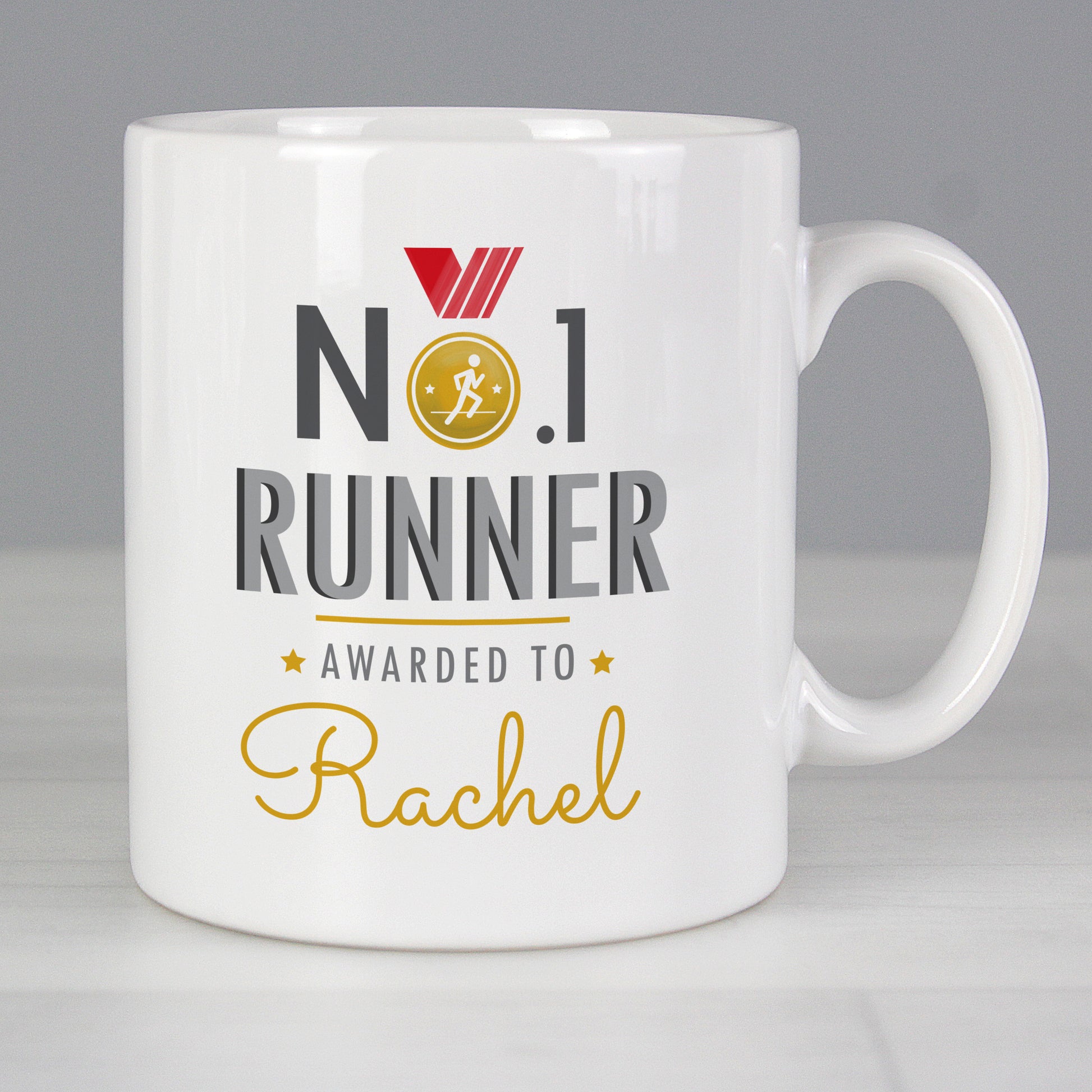 Personalised No.1 Runner Mug from Heartfelt Gifts