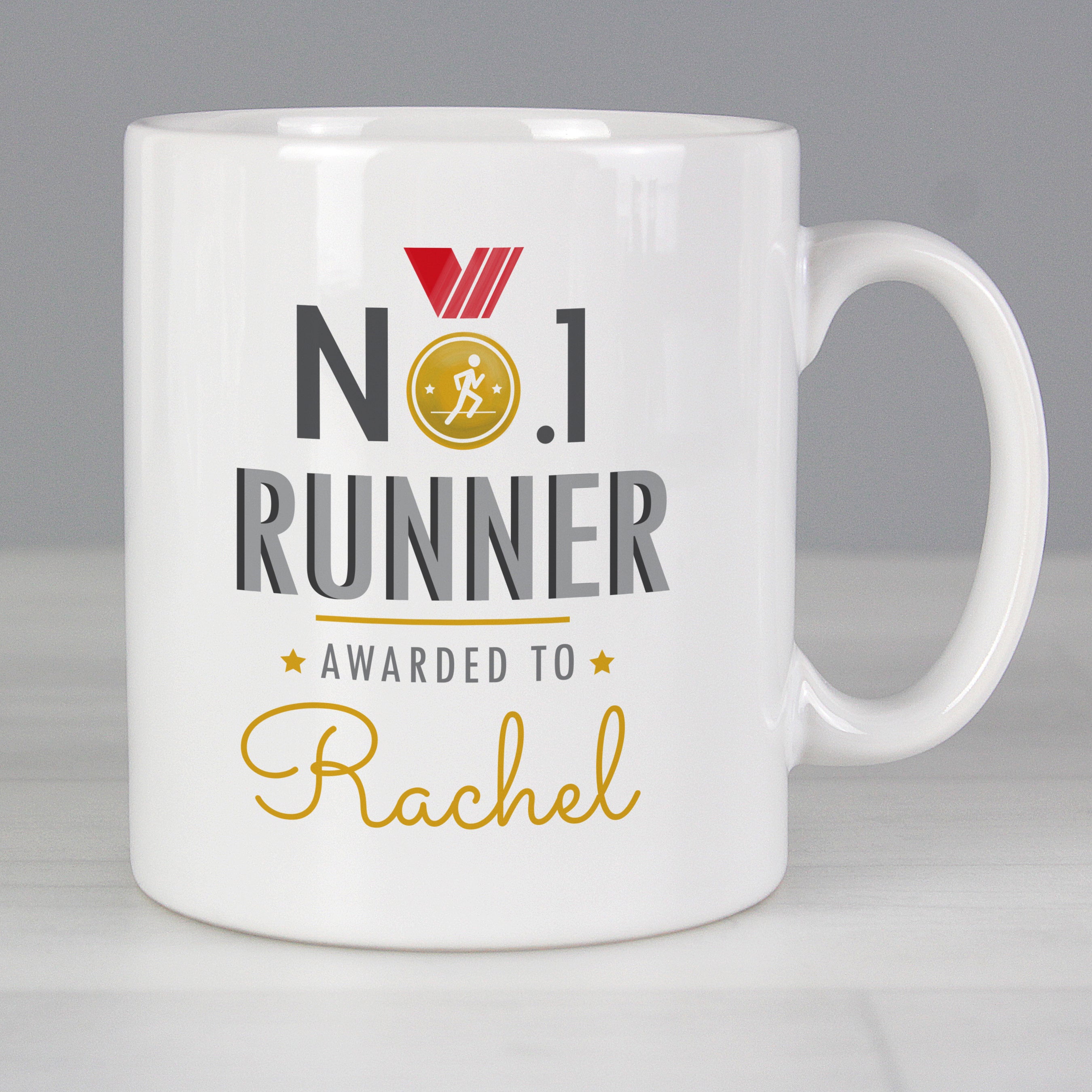 Personalised No.1 Runner Mug from Heartfelt Gifts