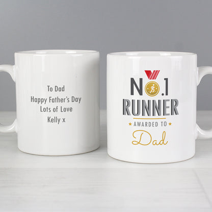 Personalised No.1 Runner Mug - image 4