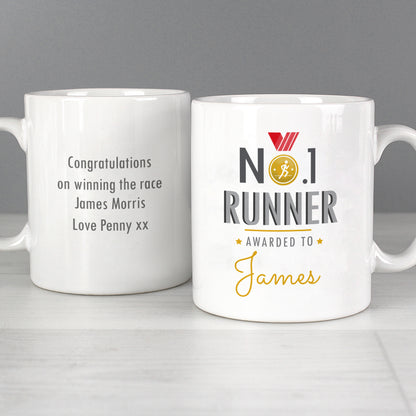 Personalised No.1 Runner Mug - image 5