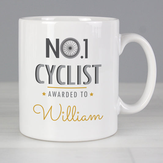 Personalised No.1 Cyclist Mug from Heartfelt Gifts