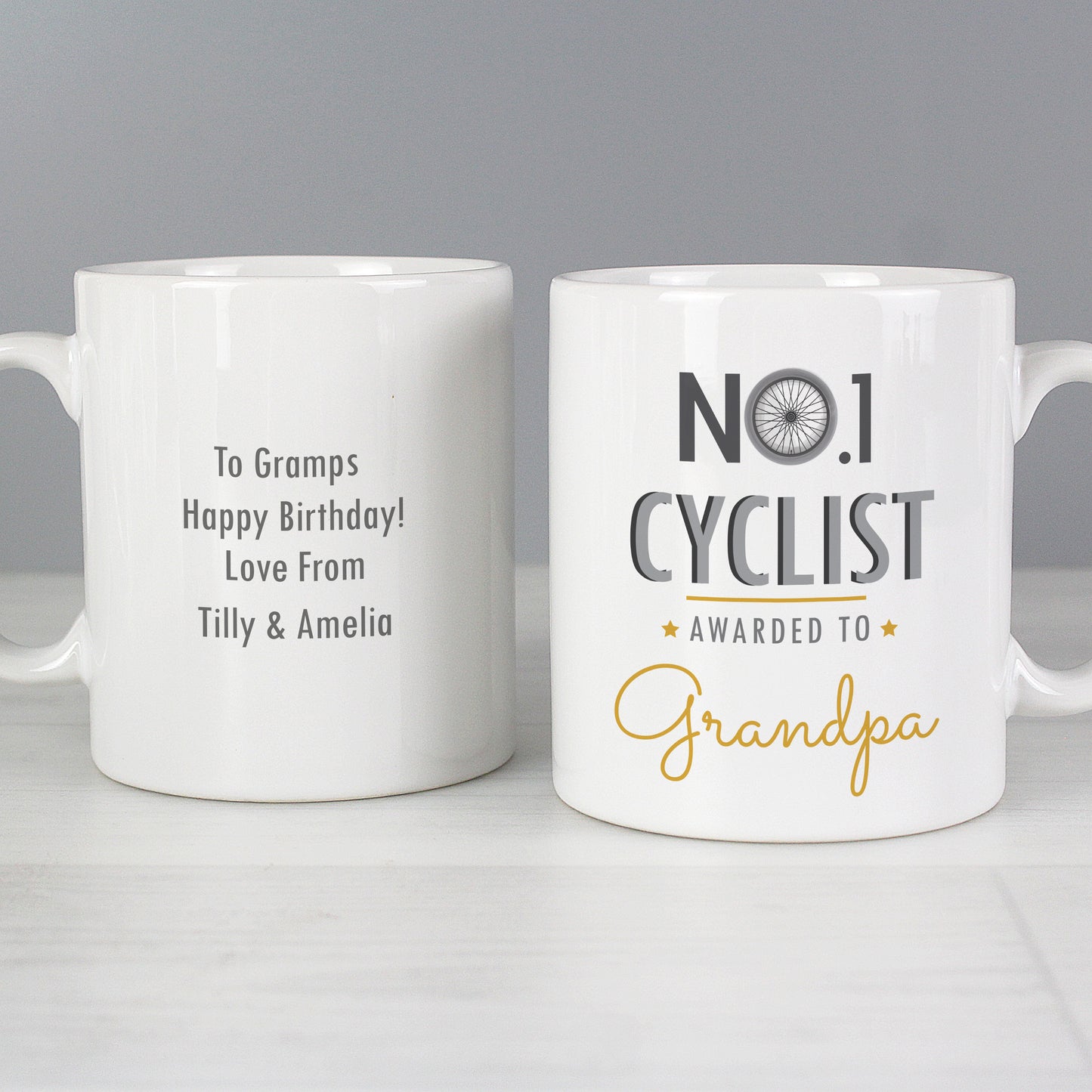 Personalised No.1 Cyclist Mug - image 3