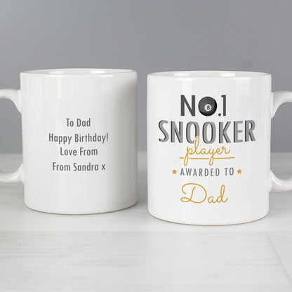 Personalised No.1 Snooker Fan Mug - image 3
