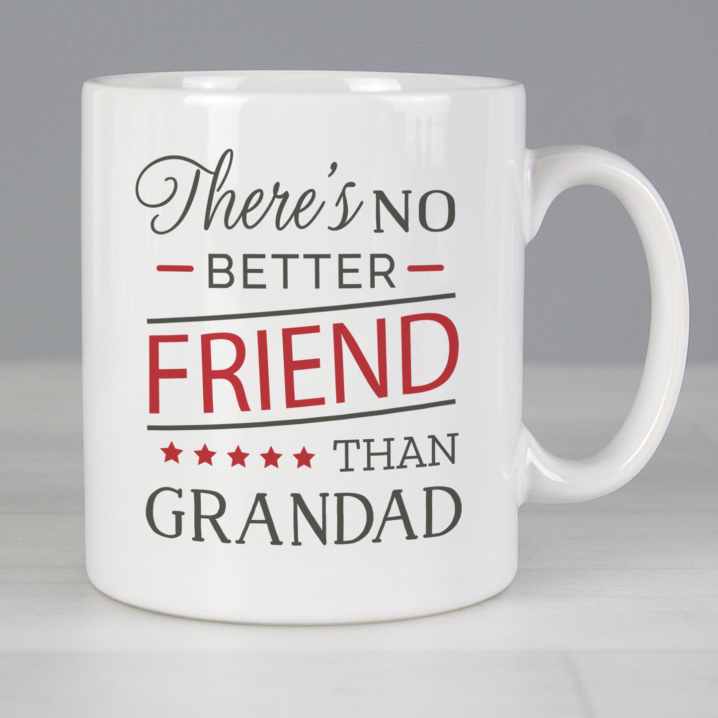 Personalised 'No Better Friend Than Grandad' Mug from Heartfelt Gifts