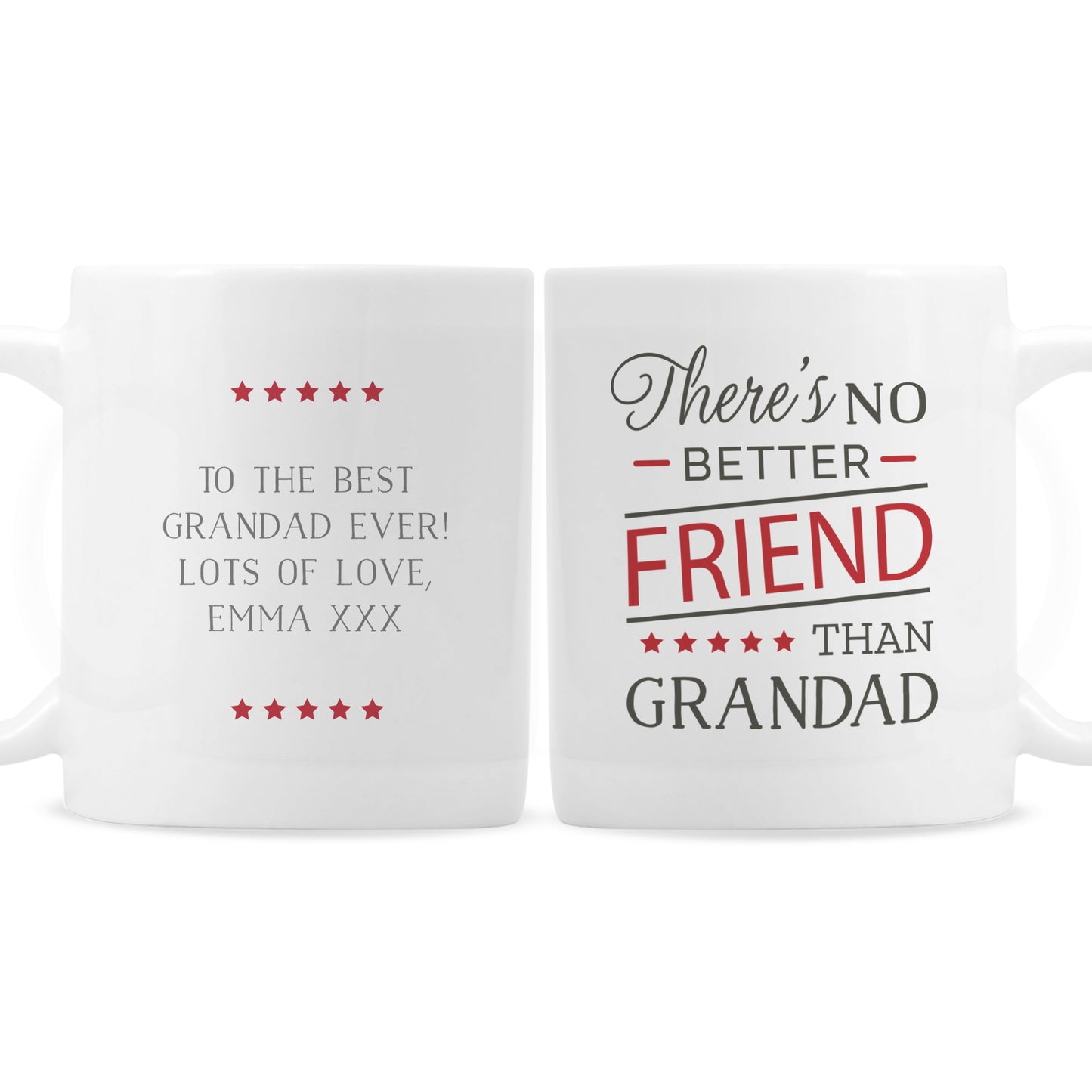 Personalised 'No Better Friend Than Grandad' Mug - image 2