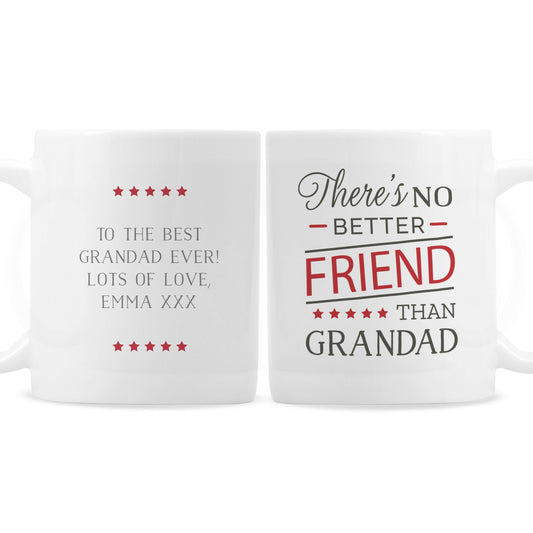 Personalised 'No Better Friend Than Grandad' Mug - image 2