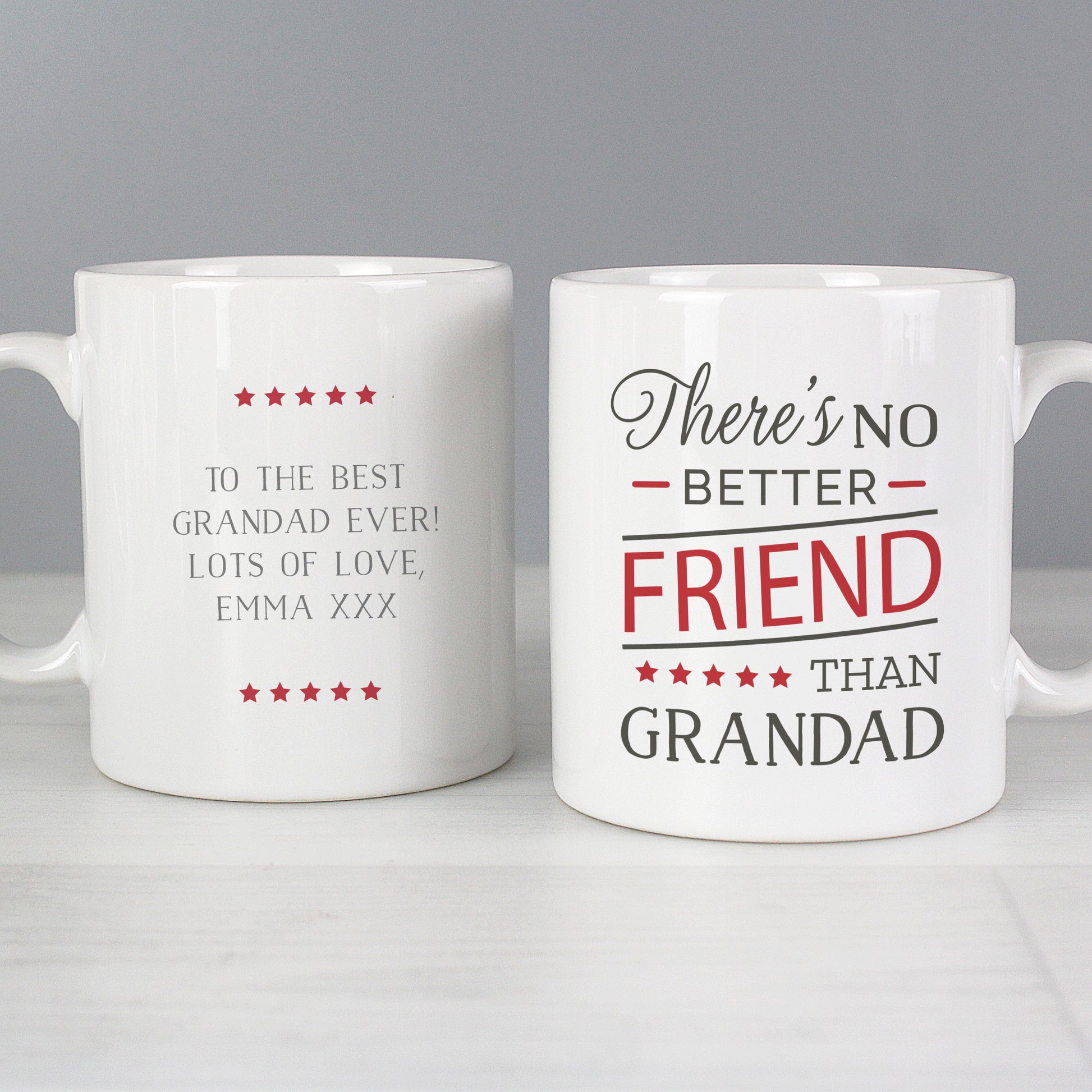 Personalised 'No Better Friend Than Grandad' Mug - image 3
