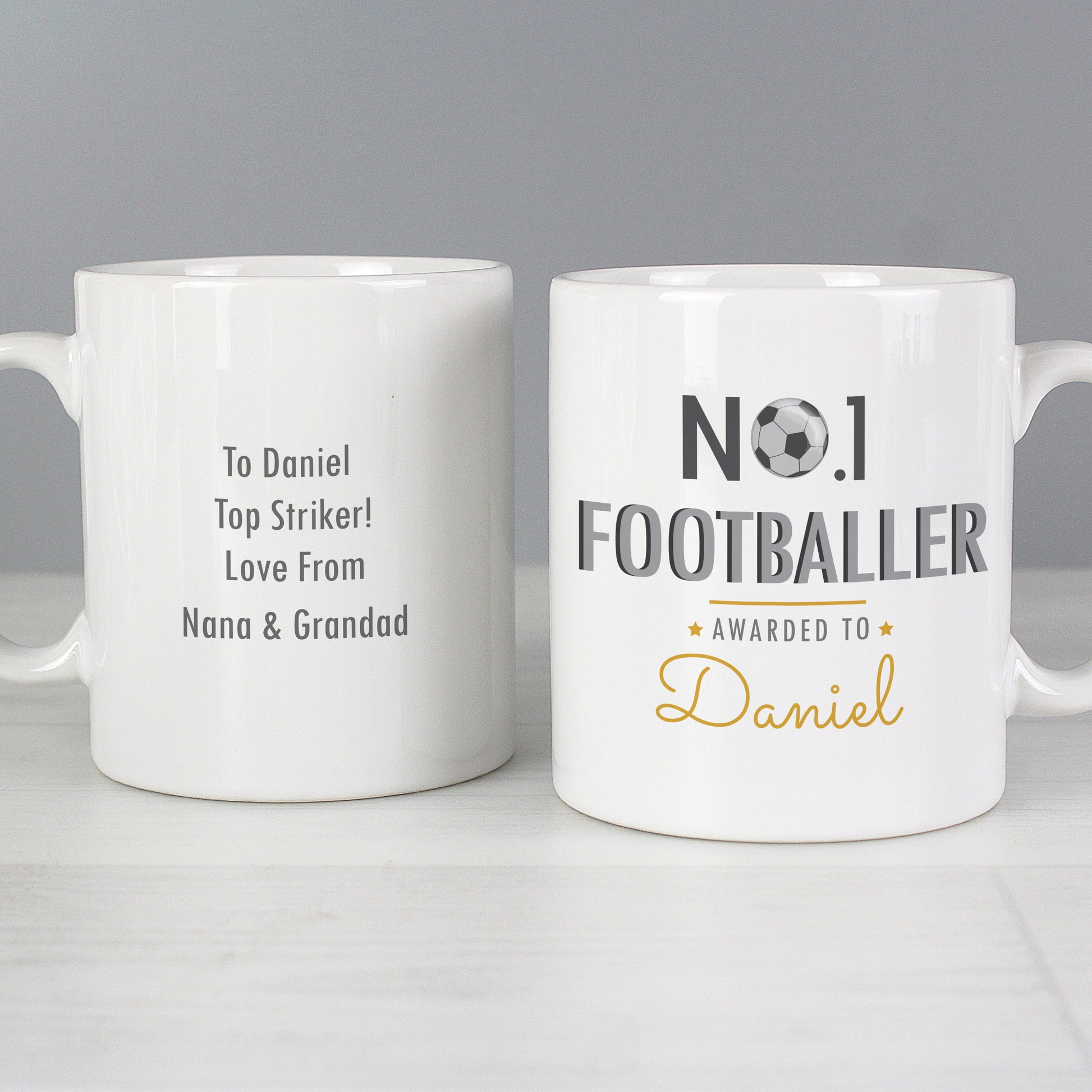 Personalised No.1 Footballer Mug - image 4