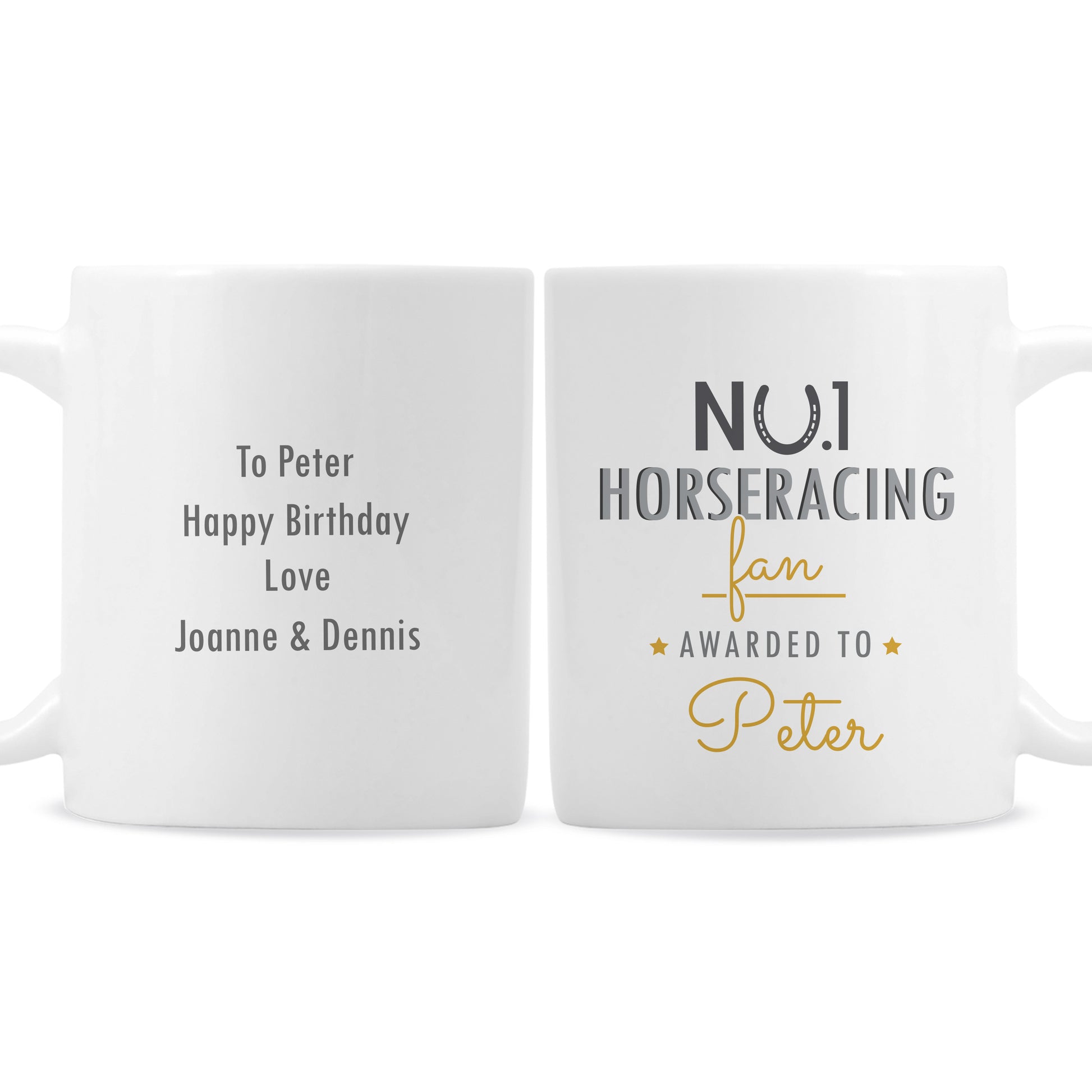 Personalised No.1 Horseracing Fan Mug - image 2
