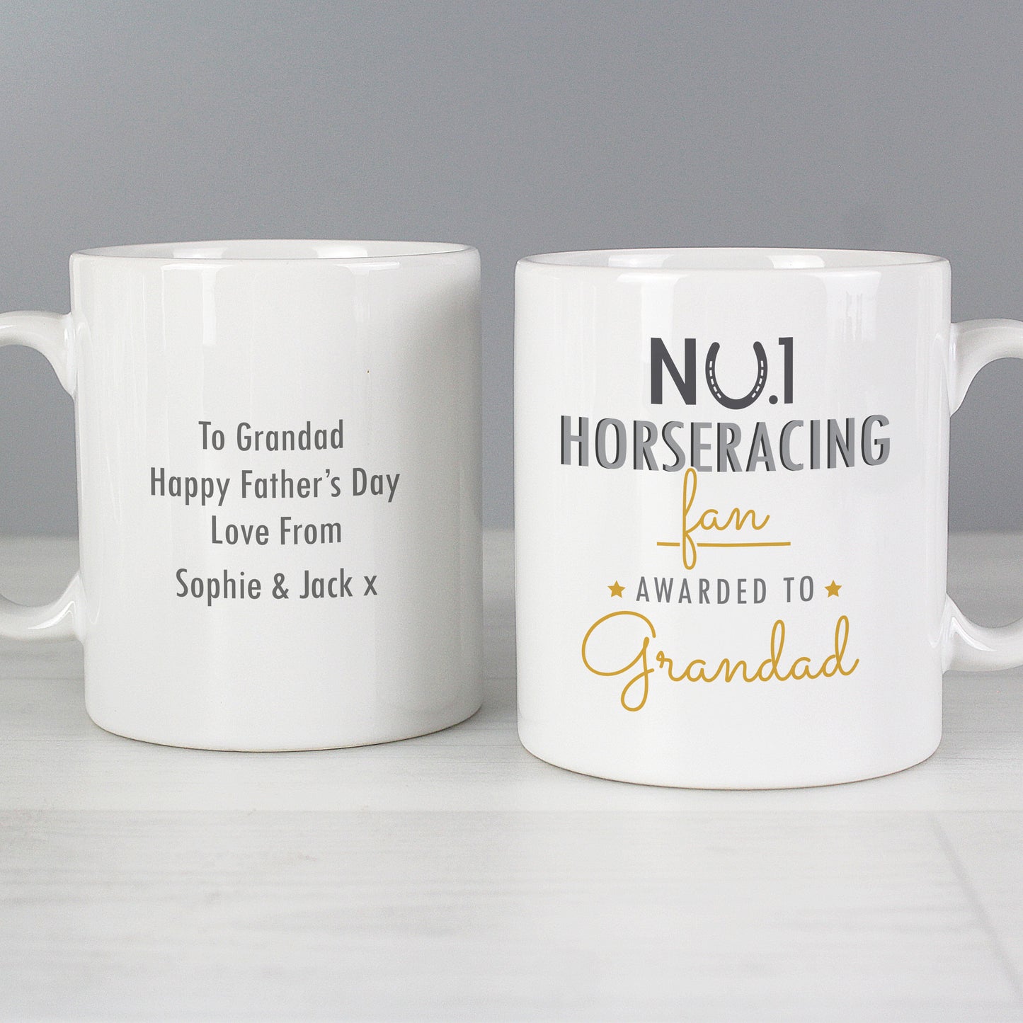 Personalised No.1 Horseracing Fan Mug - image 3