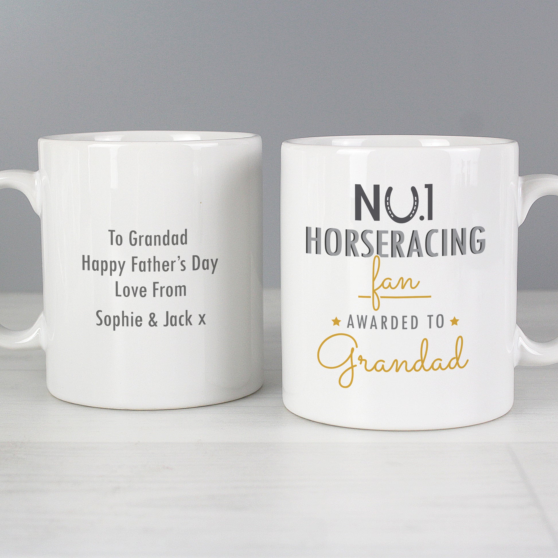 Personalised No.1 Horseracing Fan Mug - image 3