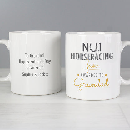 Personalised No.1 Horseracing Fan Mug - image 3