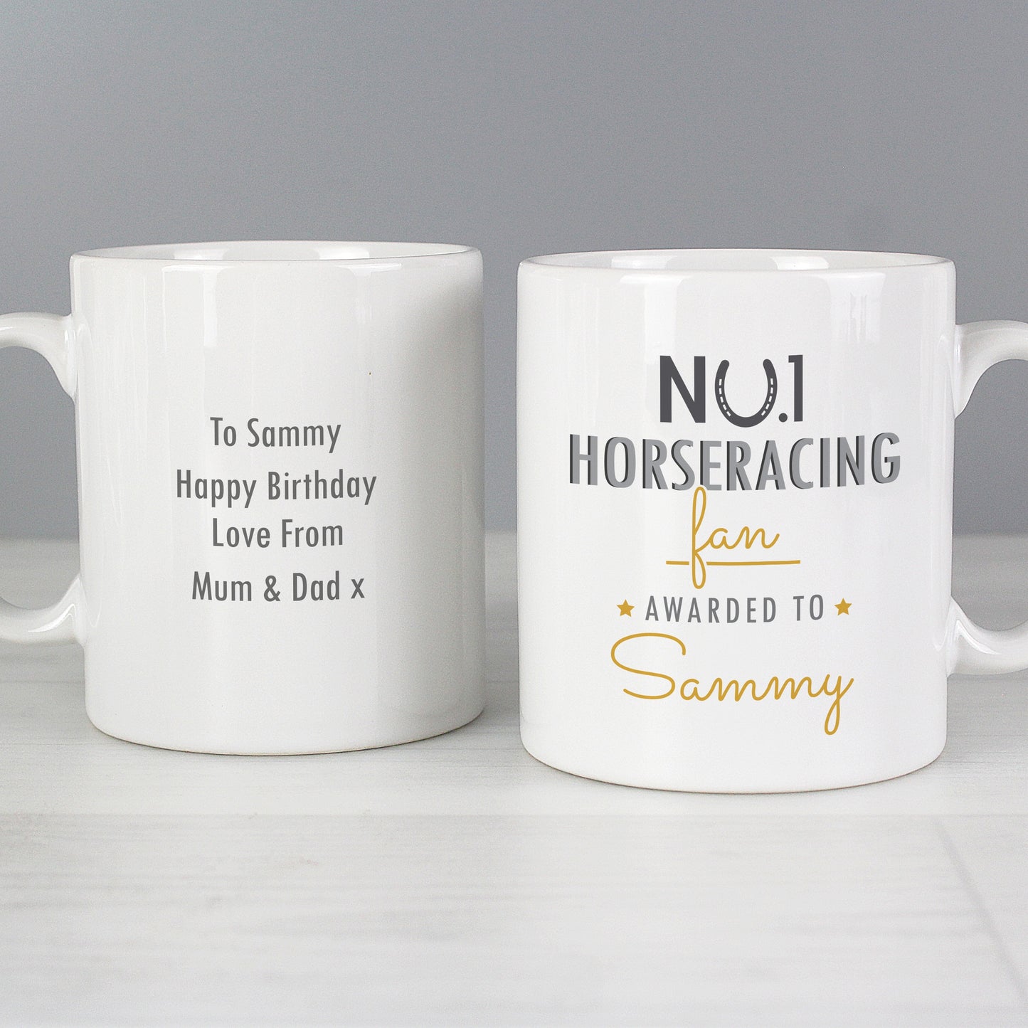 Personalised No.1 Horseracing Fan Mug - image 4