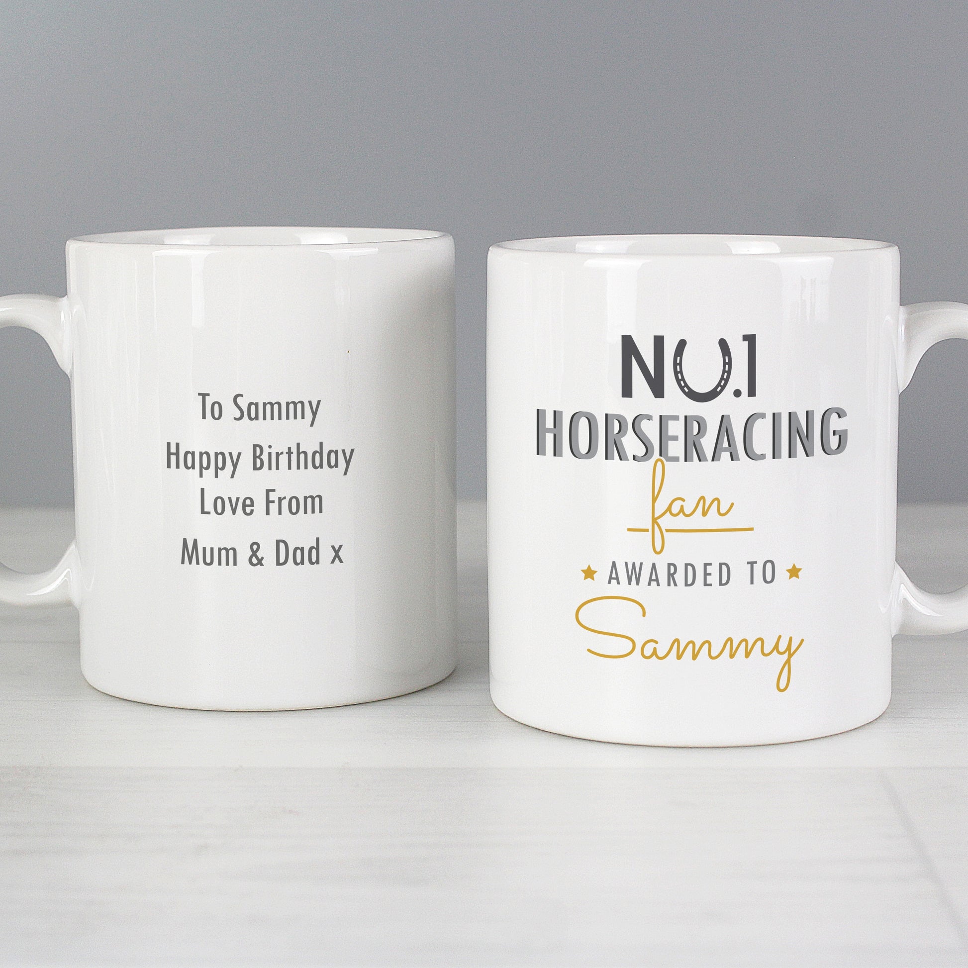 Personalised No.1 Horseracing Fan Mug - image 4