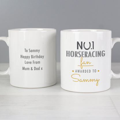 Personalised No.1 Horseracing Fan Mug - image 4