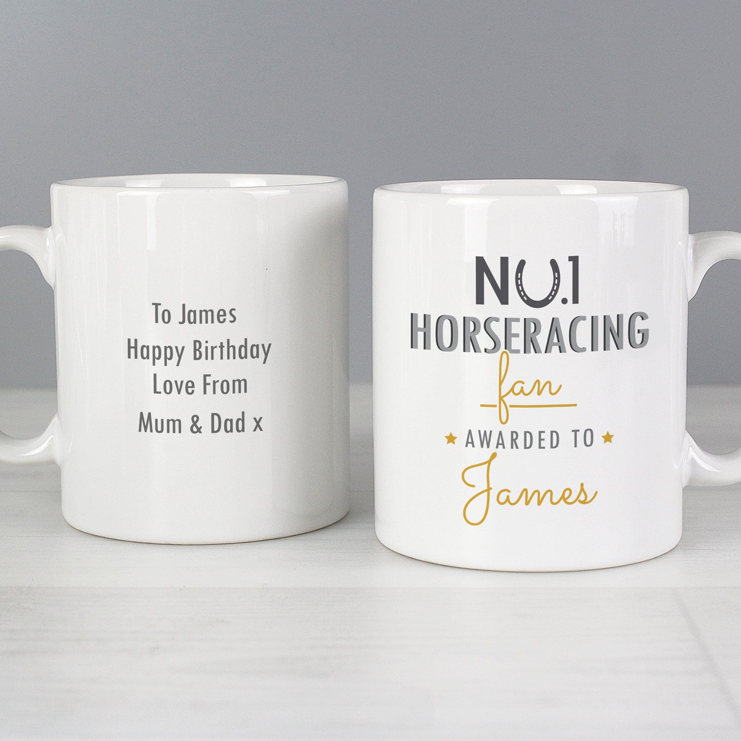 Personalised No.1 Horseracing Fan Mug - image 5