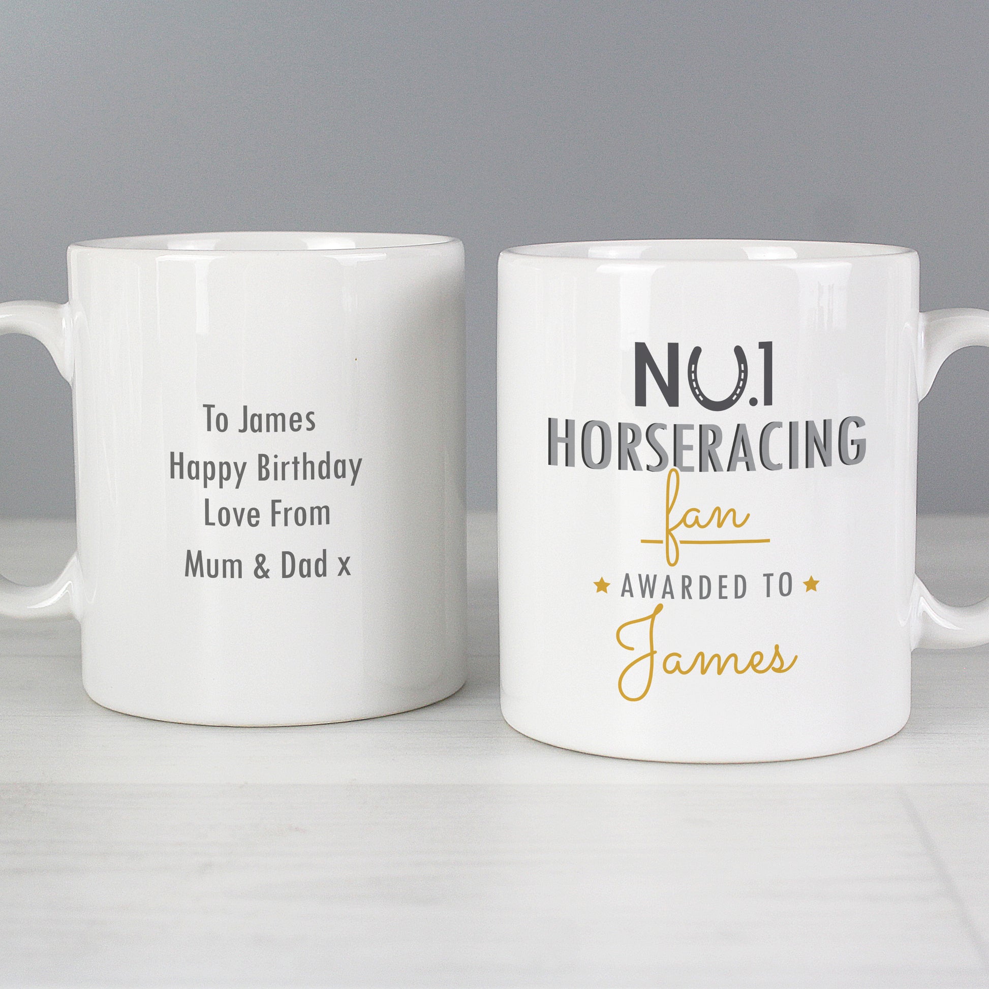 Personalised No.1 Horseracing Fan Mug - image 5