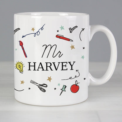 Personalised School Teachers Mug from Heartfelt Gifts