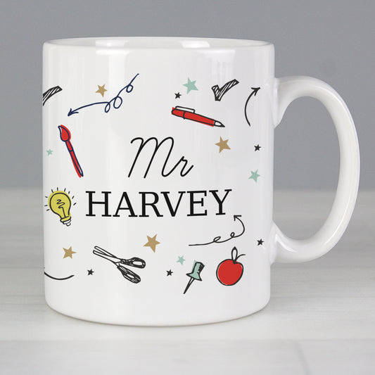 Personalised School Teachers Mug from Heartfelt Gifts