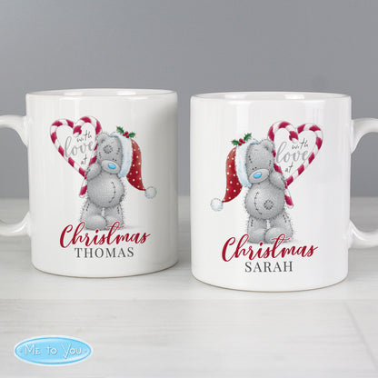 Personalised Me To You 'With Love At Christmas' Couples Mug Set from Heartfelt Gifts