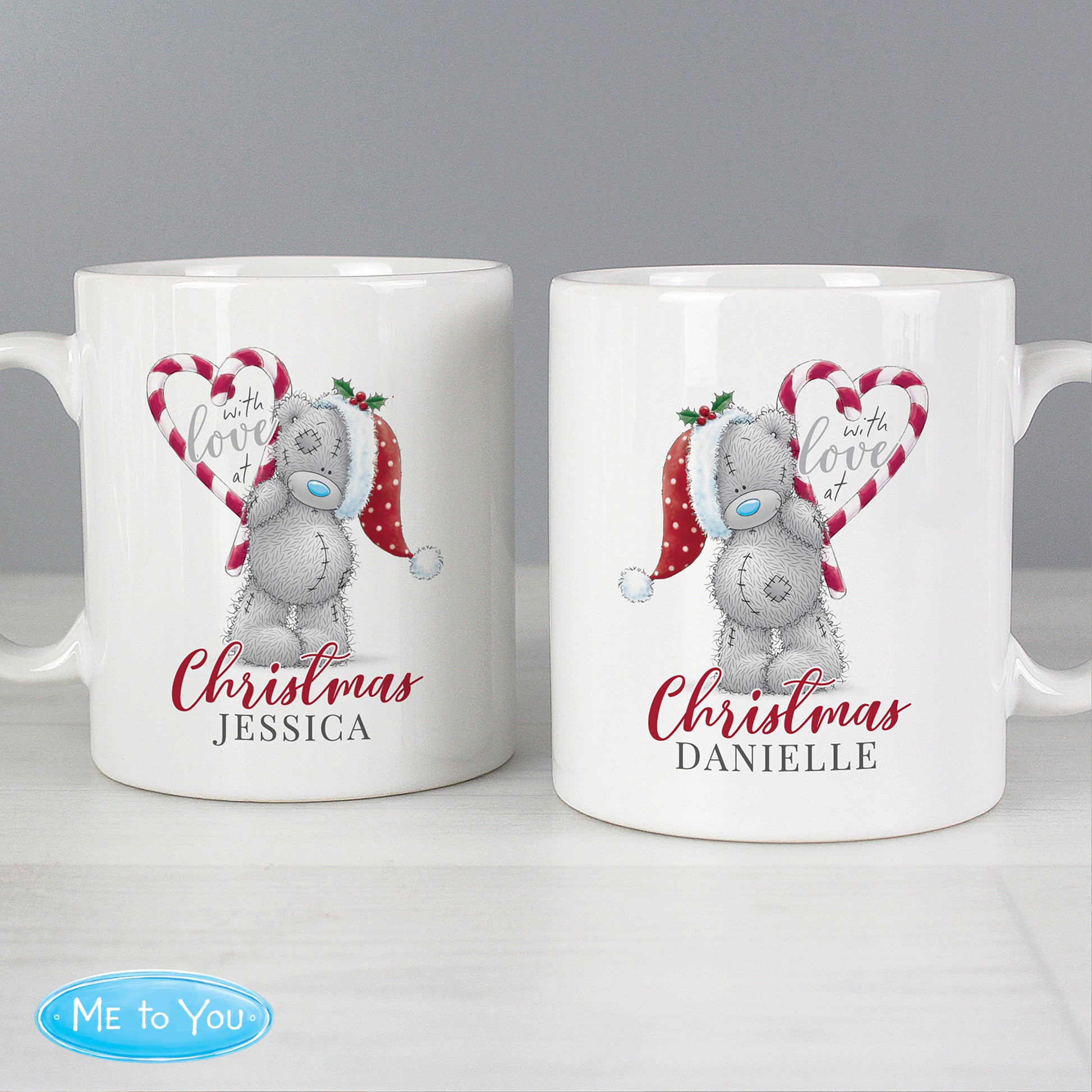 Personalised Me To You 'With Love At Christmas' Couples Mug Set - image 2