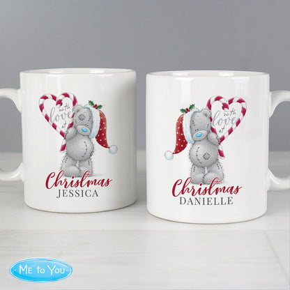 Personalised Me To You 'With Love At Christmas' Couples Mug Set - image 2
