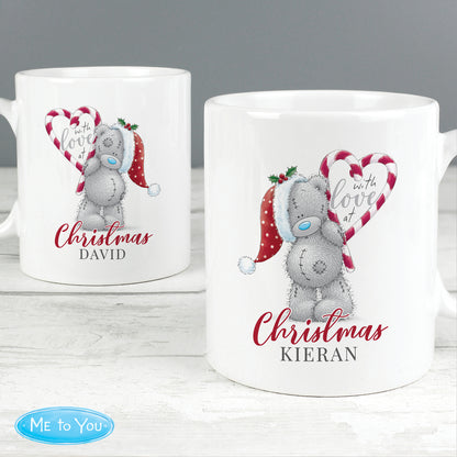 Personalised Me To You 'With Love At Christmas' Couples Mug Set - image 3