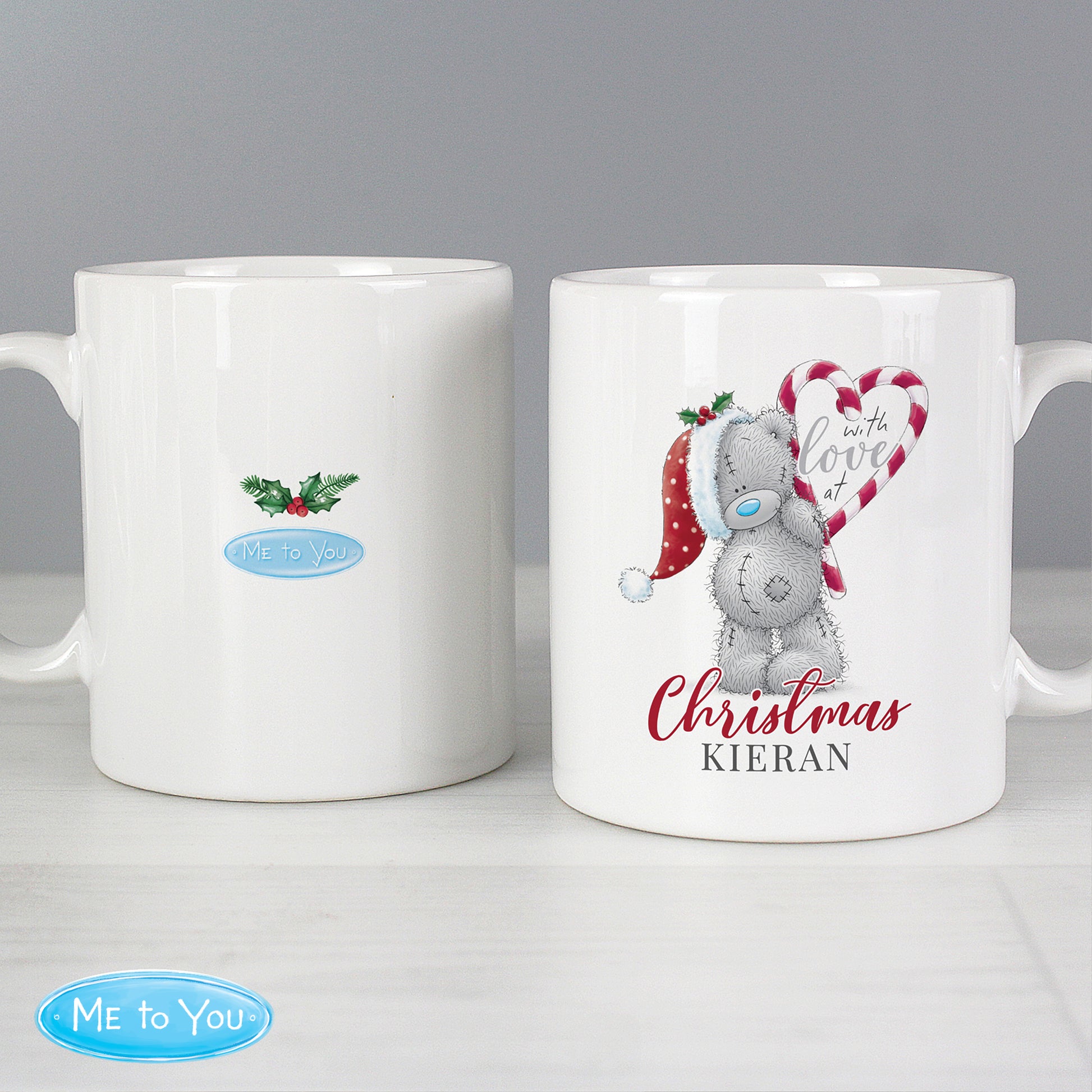 Personalised Me To You 'With Love At Christmas' Couples Mug Set - image 4