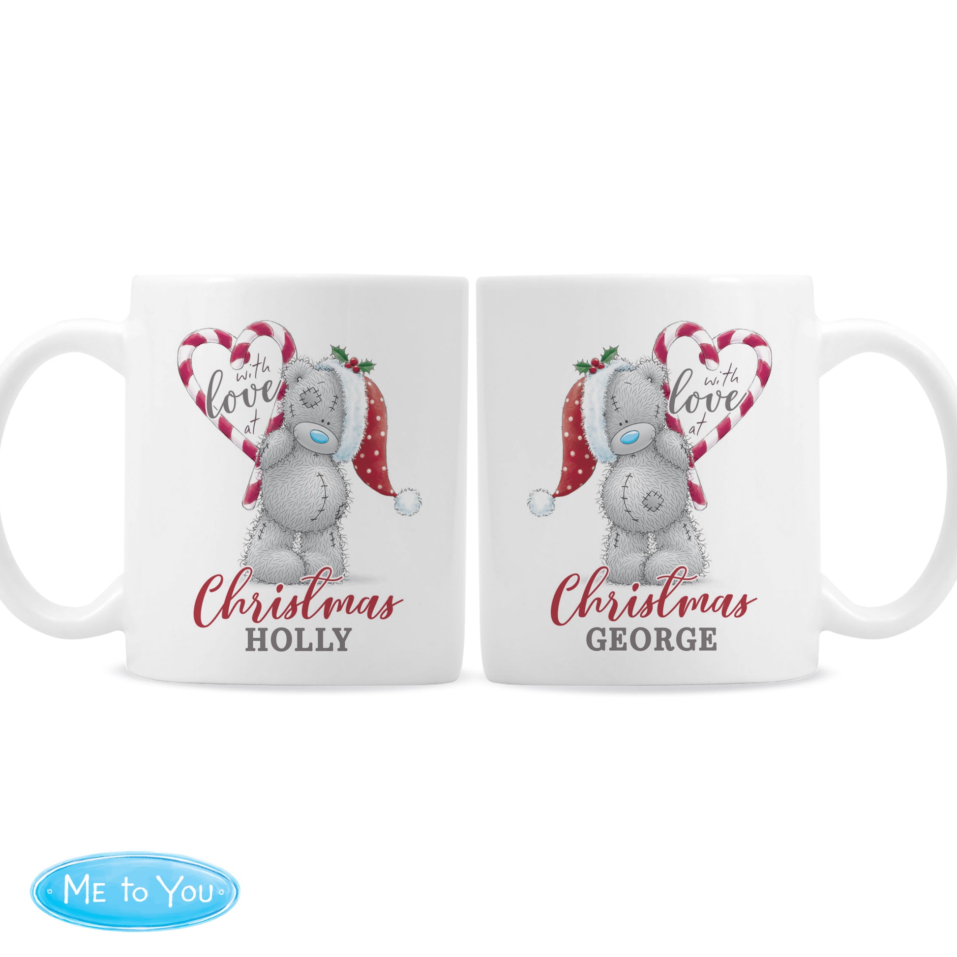 Personalised Me To You 'With Love At Christmas' Couples Mug Set - image 5