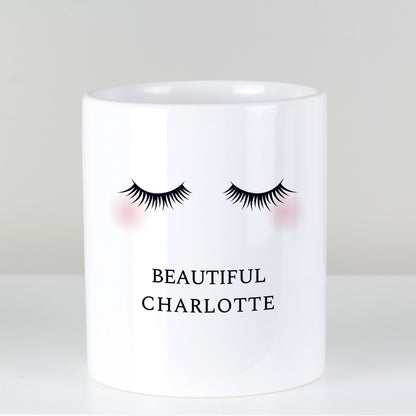 Personalised Eyelashes Ceramic Storage Pot - image 4