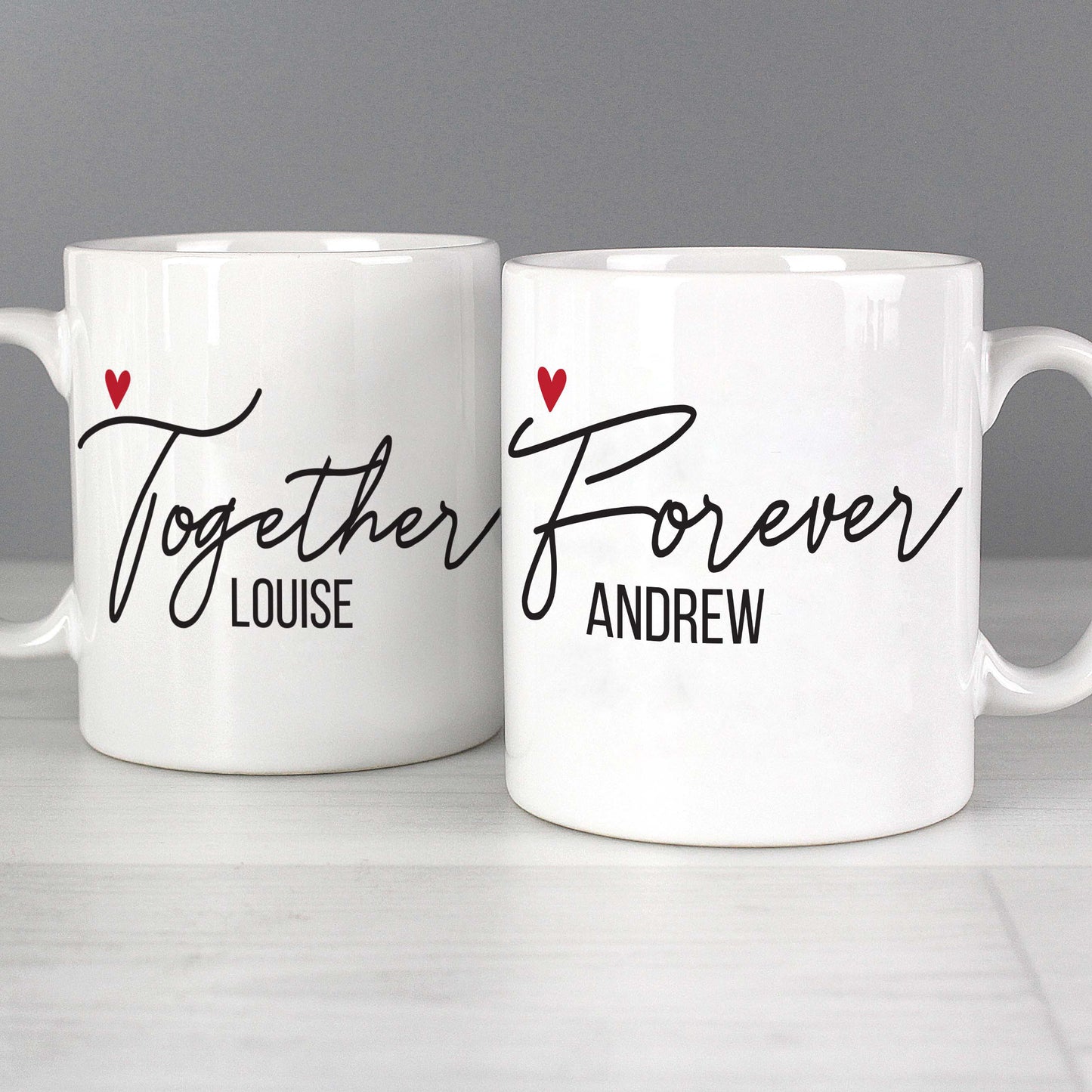 Personalised Together Forever Mug Set from Heartfelt Gifts