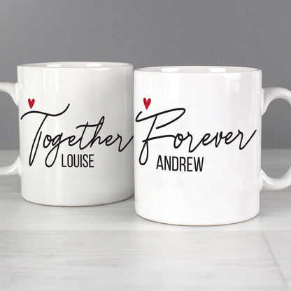 Personalised Together Forever Mug Set from Heartfelt Gifts