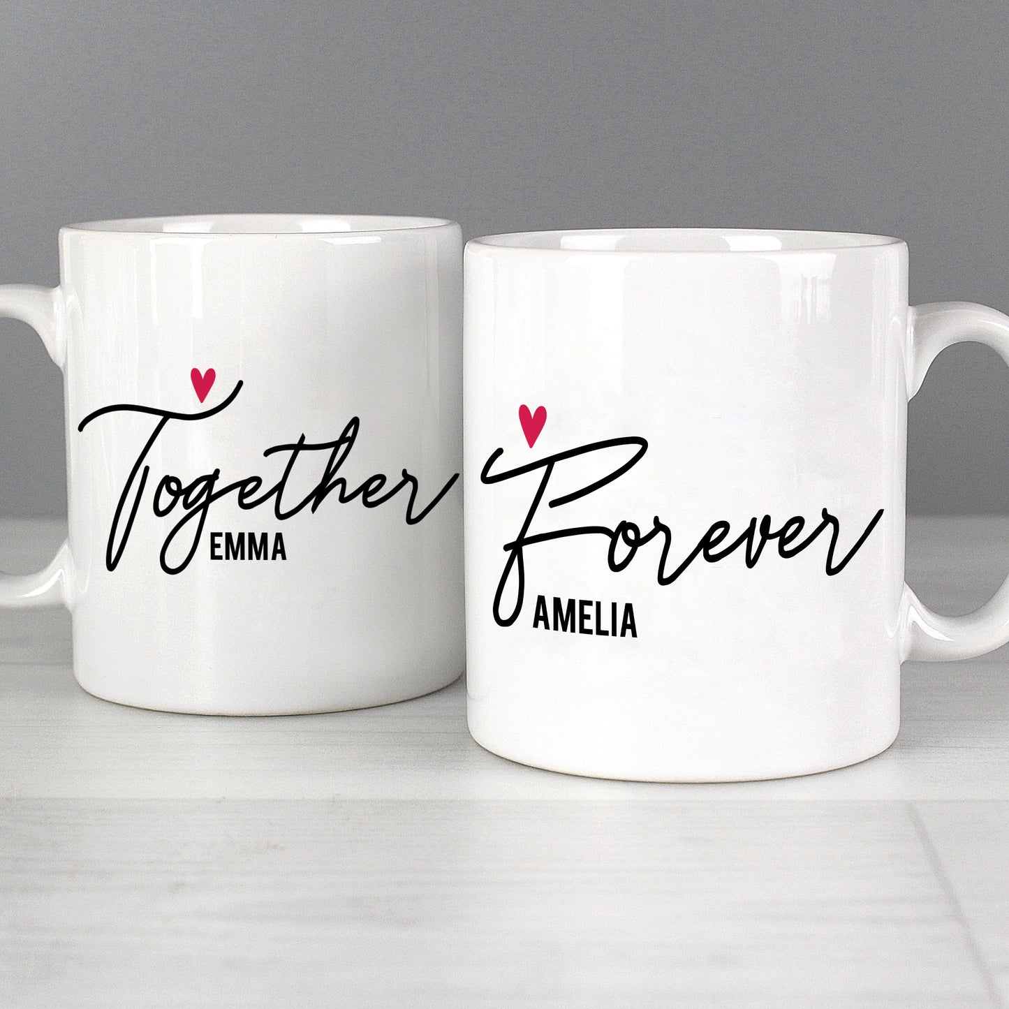 Personalised Together Forever Mug Set - image 3
