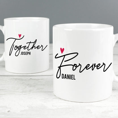 Personalised Together Forever Mug Set - image 4