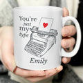 Personalised Just My Type Valentines Mug from Heartfelt Gifts
