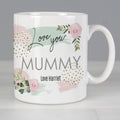 Personalised Abstract Rose Mug from Heartfelt Gifts