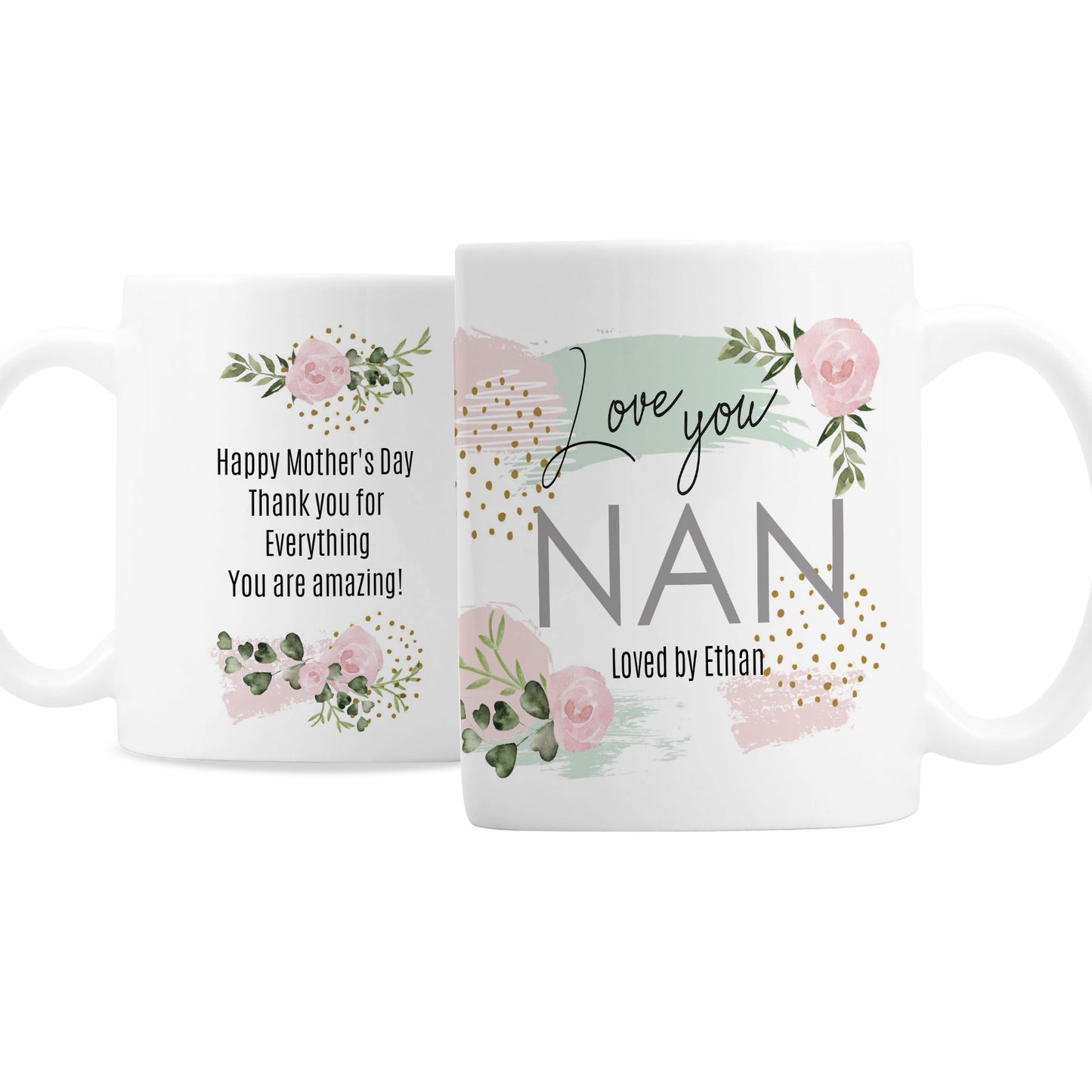 Personalised Abstract Rose Mug - image 2