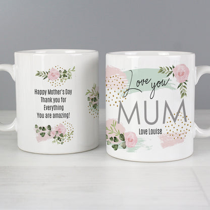 Personalised Abstract Rose Mug - image 6
