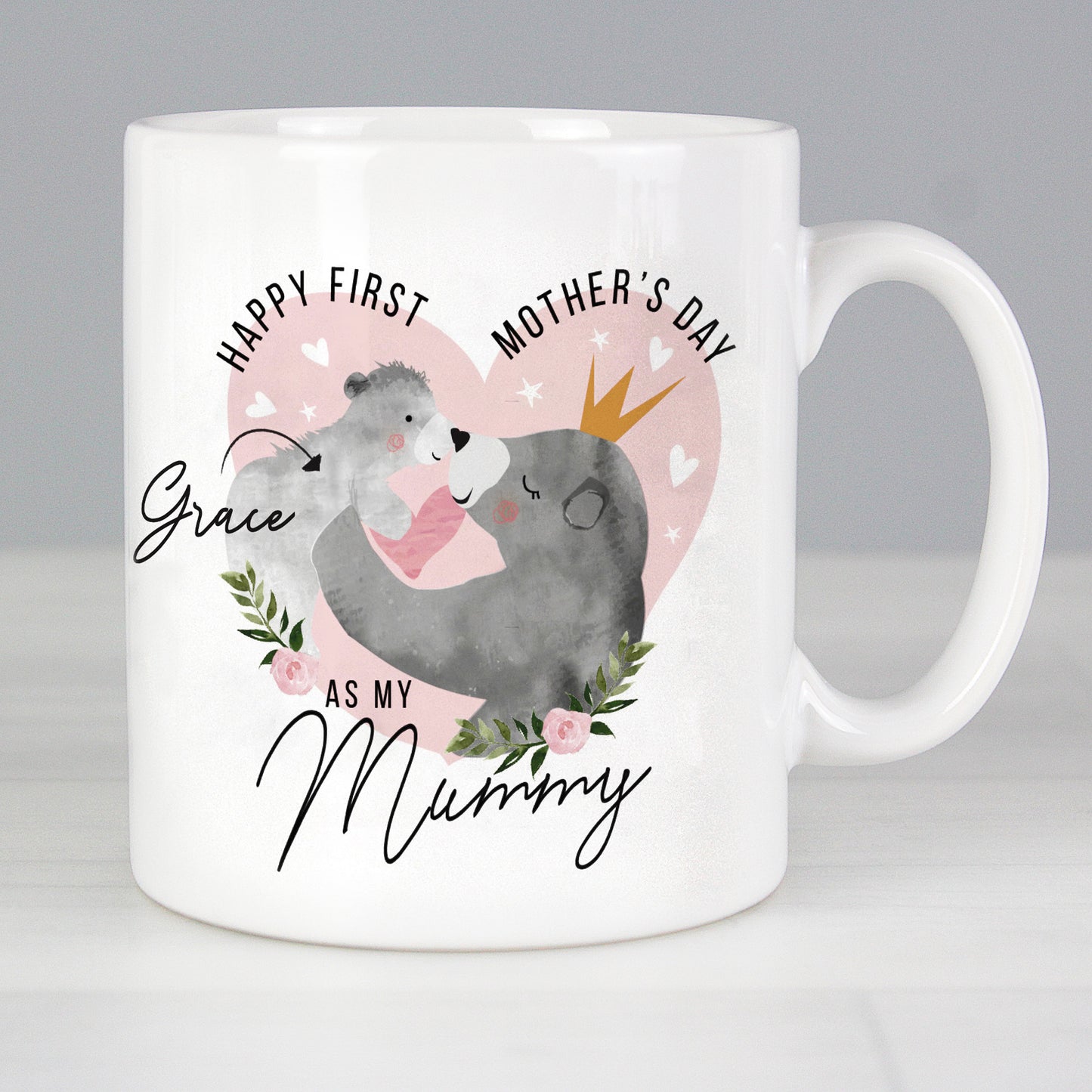 Personalised 1st Mother's Day Mama Bear Mug from Heartfelt Gifts