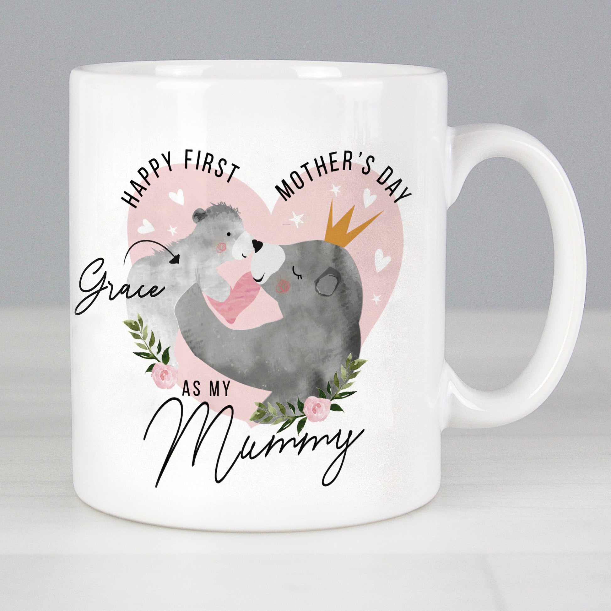 Personalised 1st Mother's Day Mama Bear Mug from Heartfelt Gifts