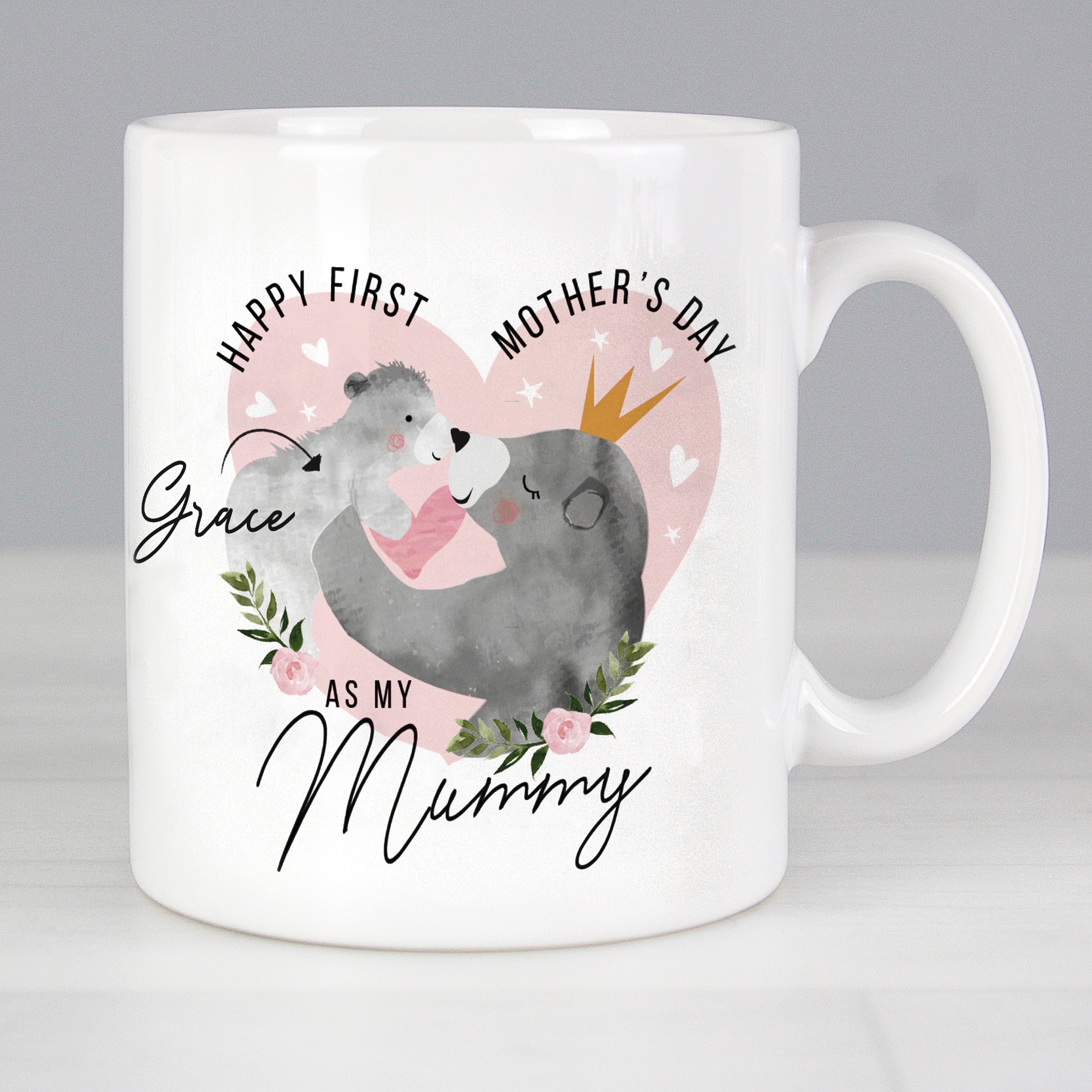 Personalised 1st Mother's Day Mama Bear Mug from Heartfelt Gifts