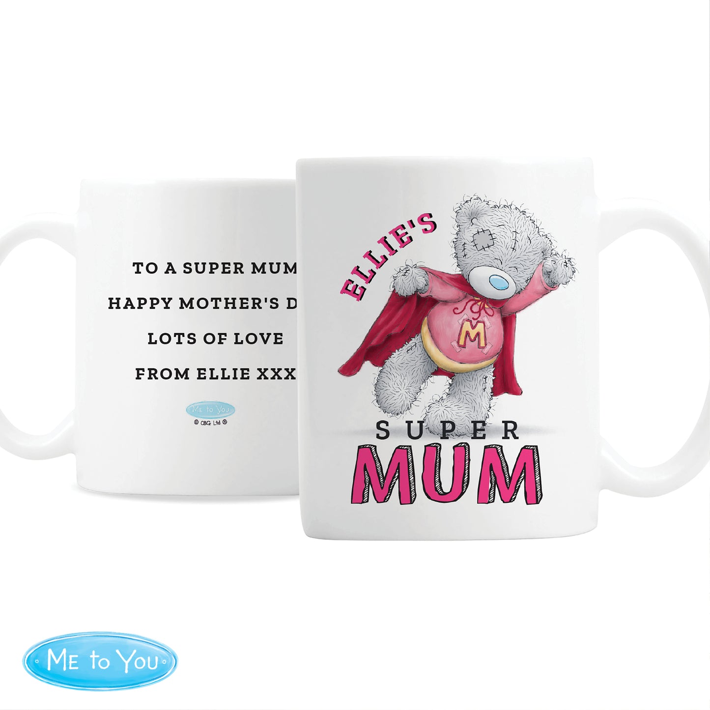 Personalised Me To You Super Mum Mug - image 4