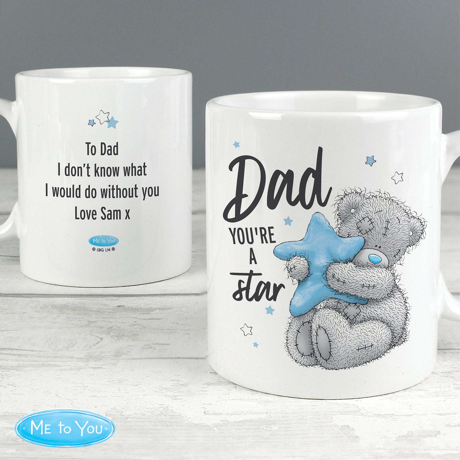 Personalised Me To You Dad You're A Star Mug - image 2