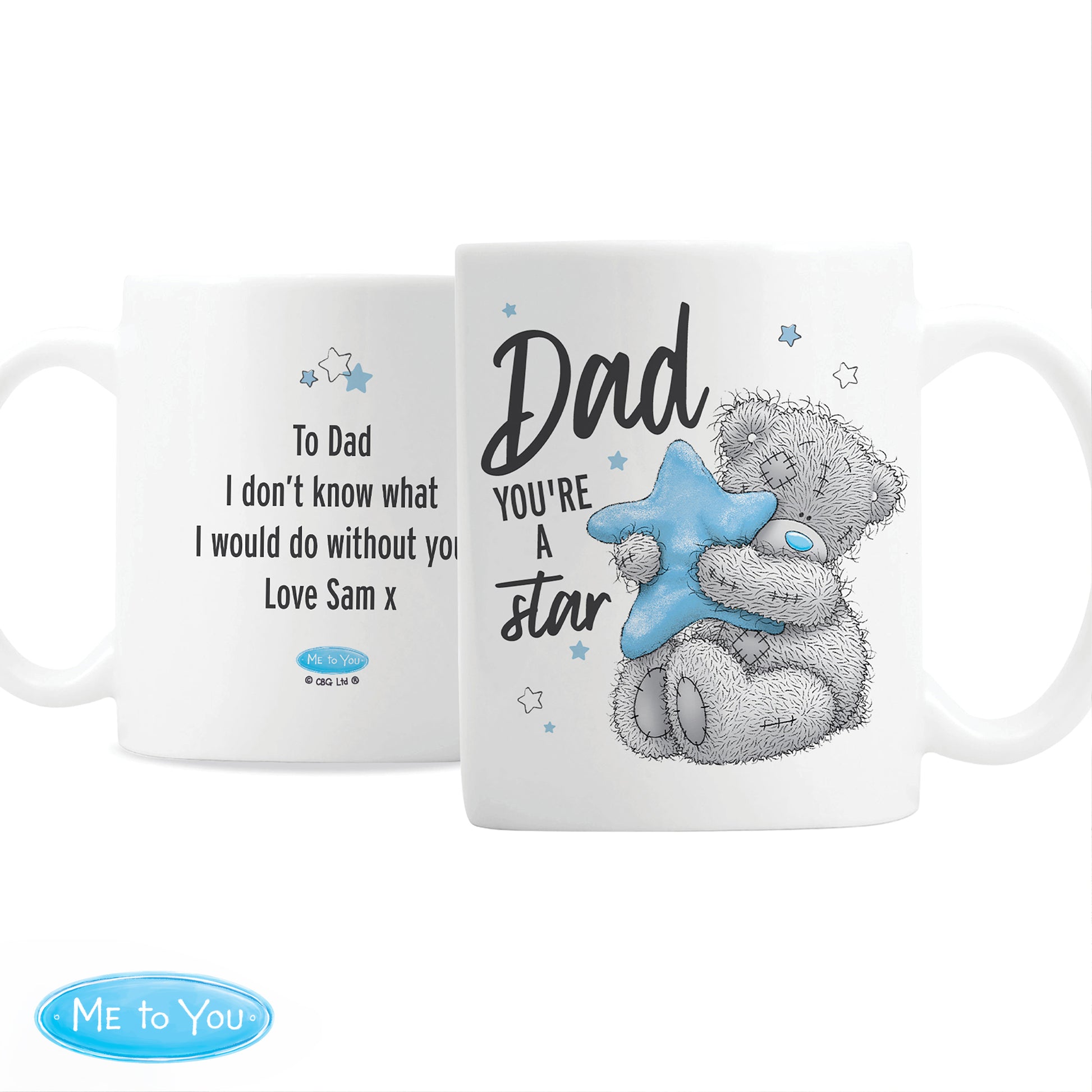 Personalised Me To You Dad You're A Star Mug - image 3