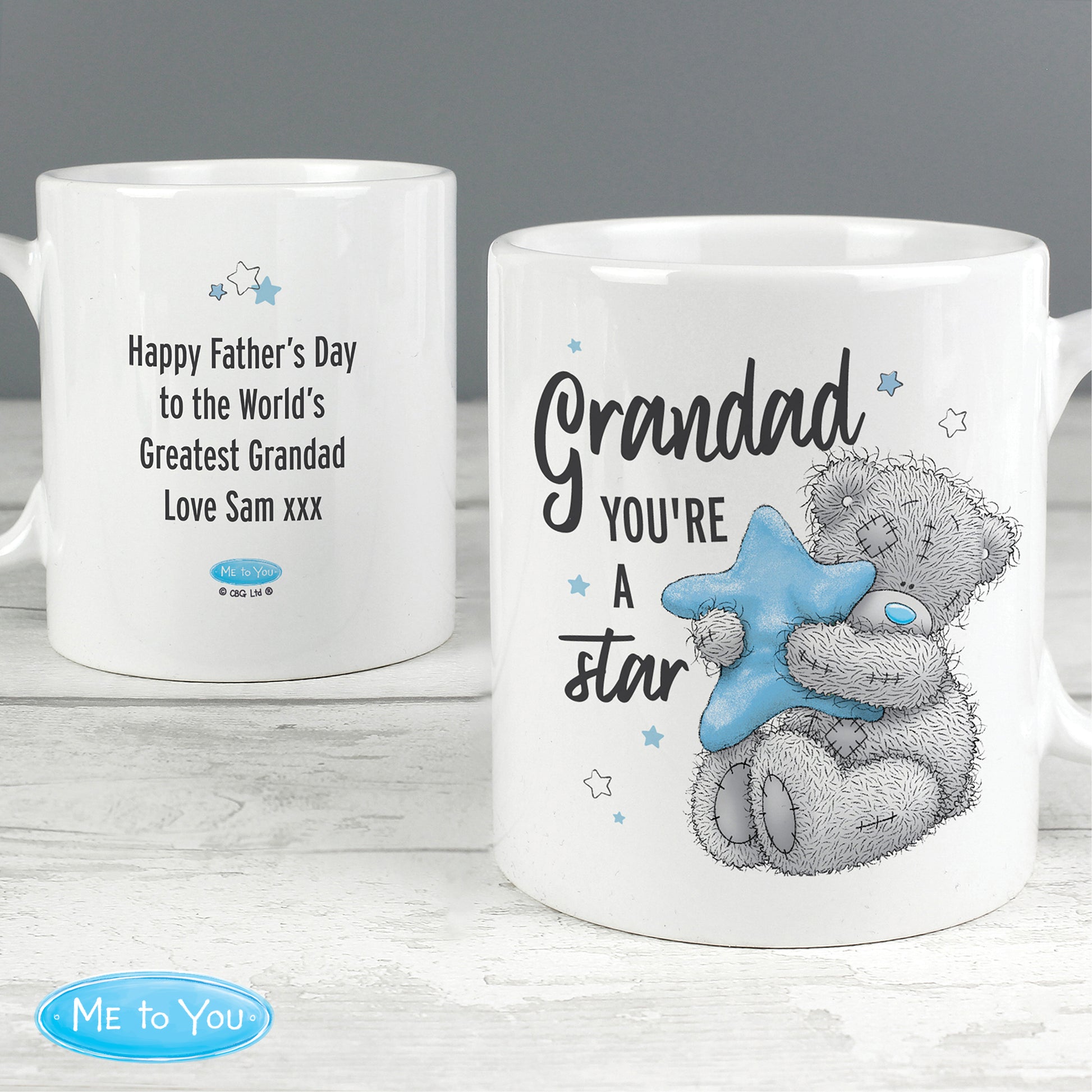 Personalised Me To You Grandad You're A Star Mug - image 2