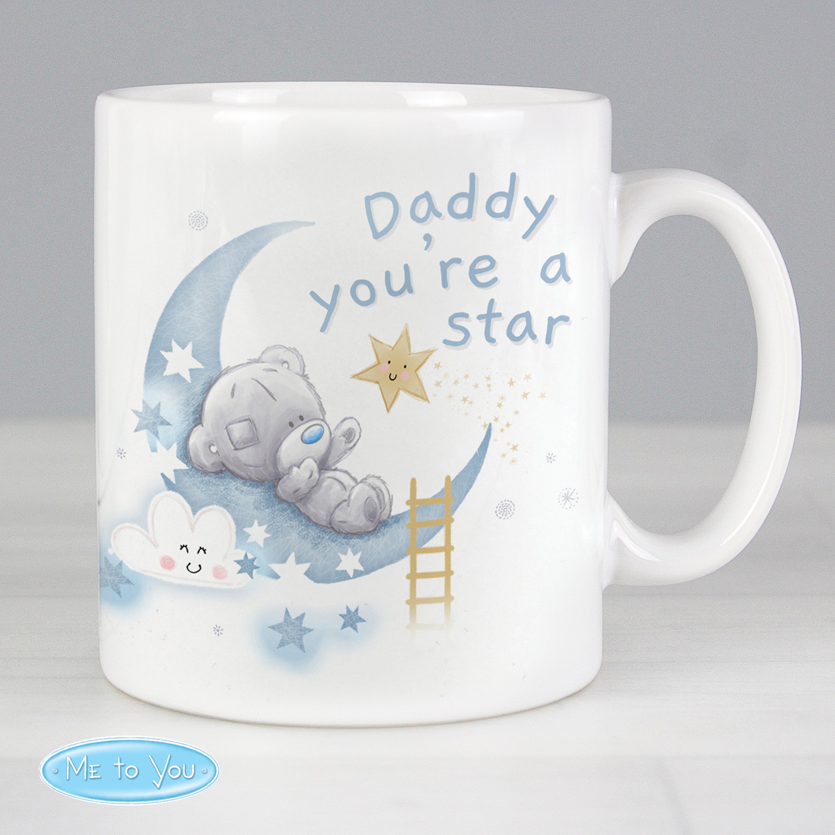 Personalised Tiny Tatty Teddy Daddy You're A Star Mug from Heartfelt Gifts