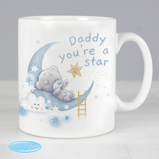 Personalised Tiny Tatty Teddy Daddy You're A Star Mug from Heartfelt Gifts